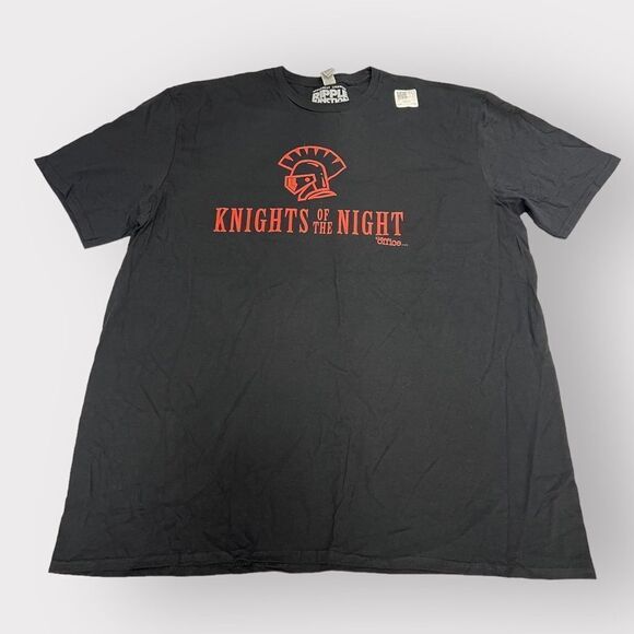 Ripple Junction Other - Knights of the Night The Office Unisex Black Short Sleeve T-Shirt Size 2XL